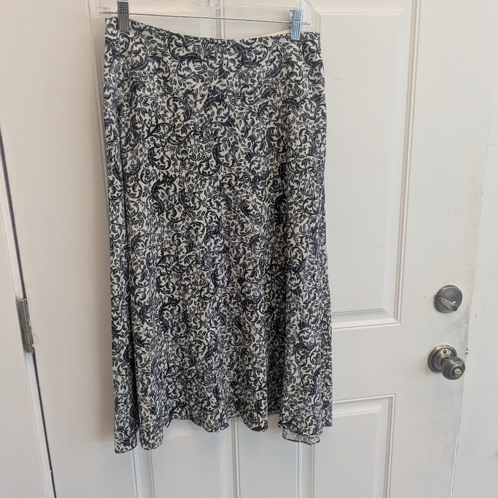 MM La Fleur Printed Viscose Skirt